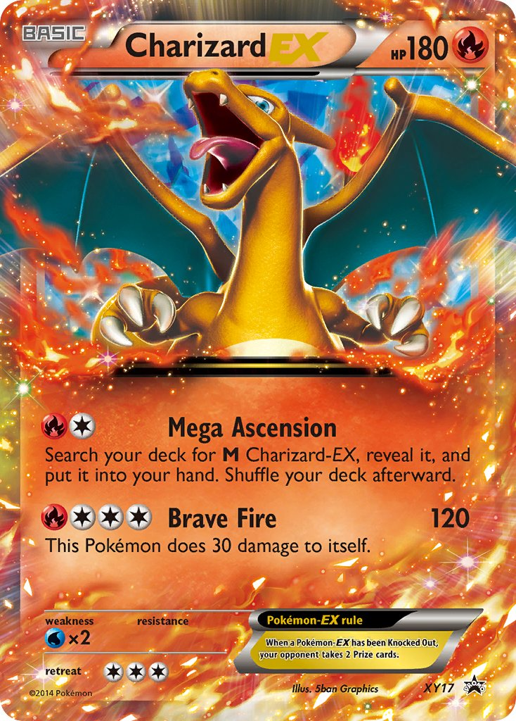 Charizard EX Pokémon card