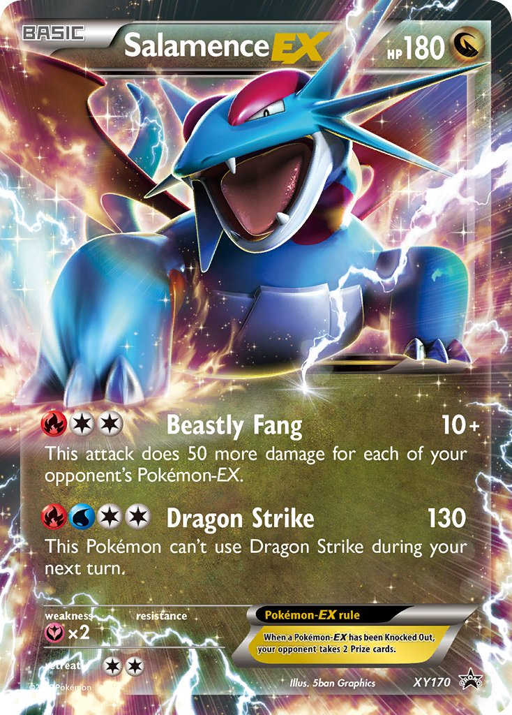 Salamence EX Pokémon card
