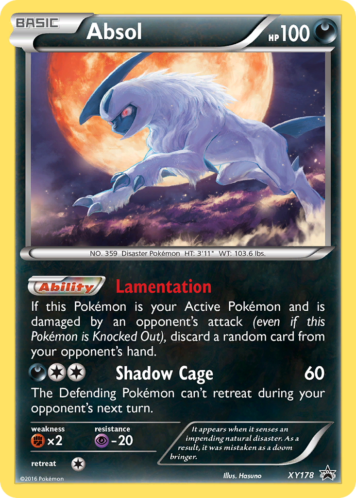 Absol Pokémon card