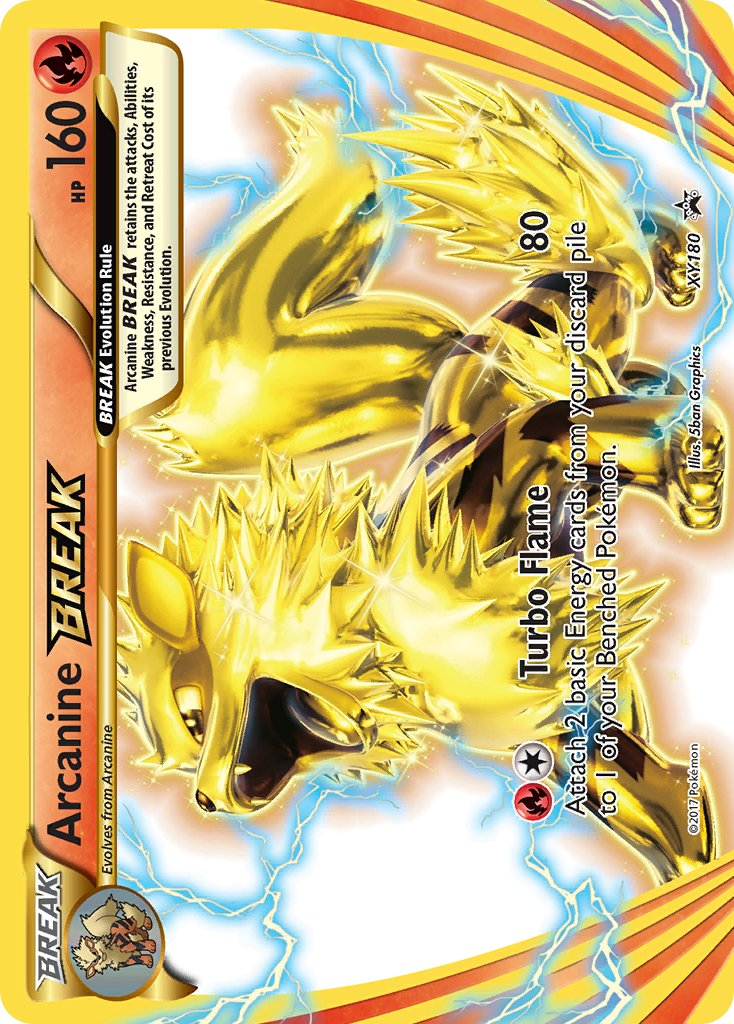 Arcanine BREAK Pokémon card