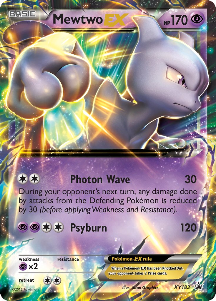 Mewtwo EX Pokémon card