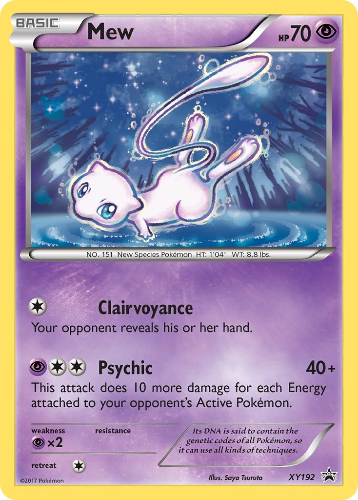 Mew Pokémon card