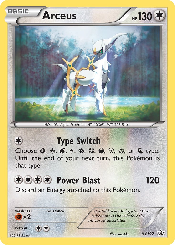 Arceus Pokémon card