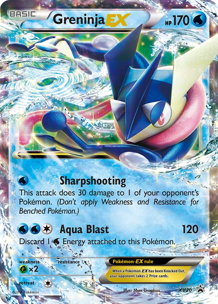 Greninja EX Pokémon card