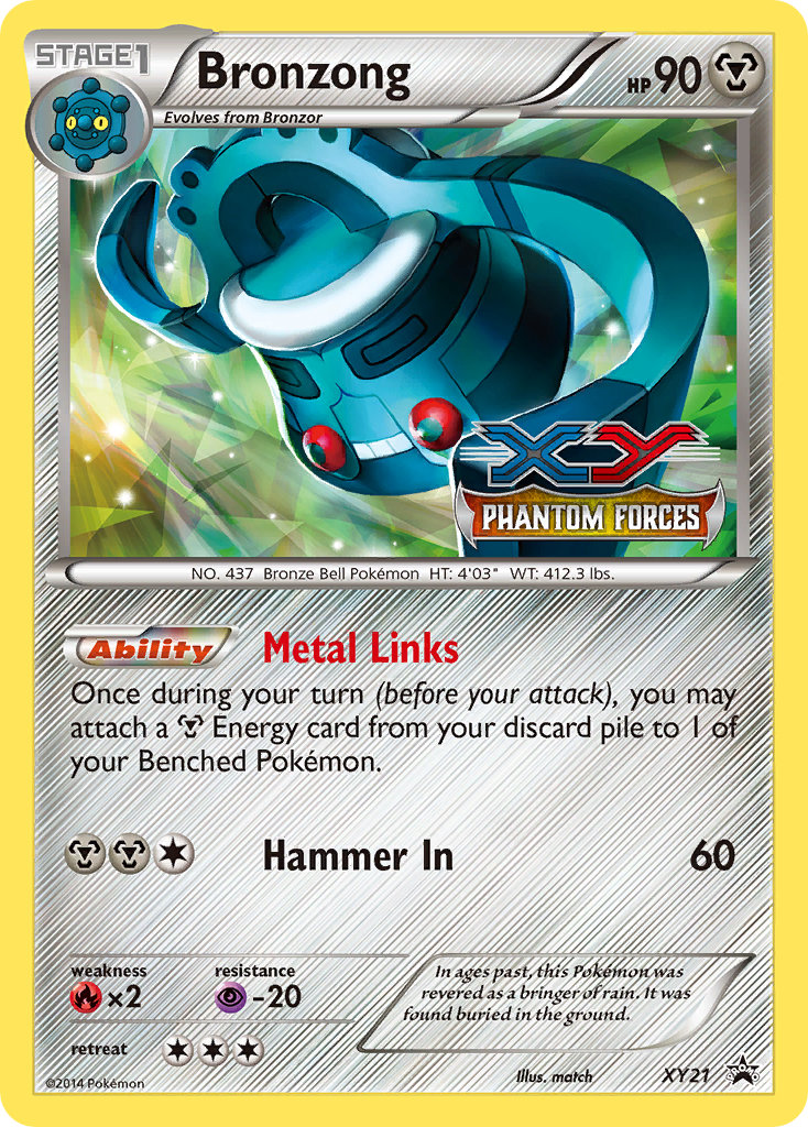 Bronzong Pokémon card