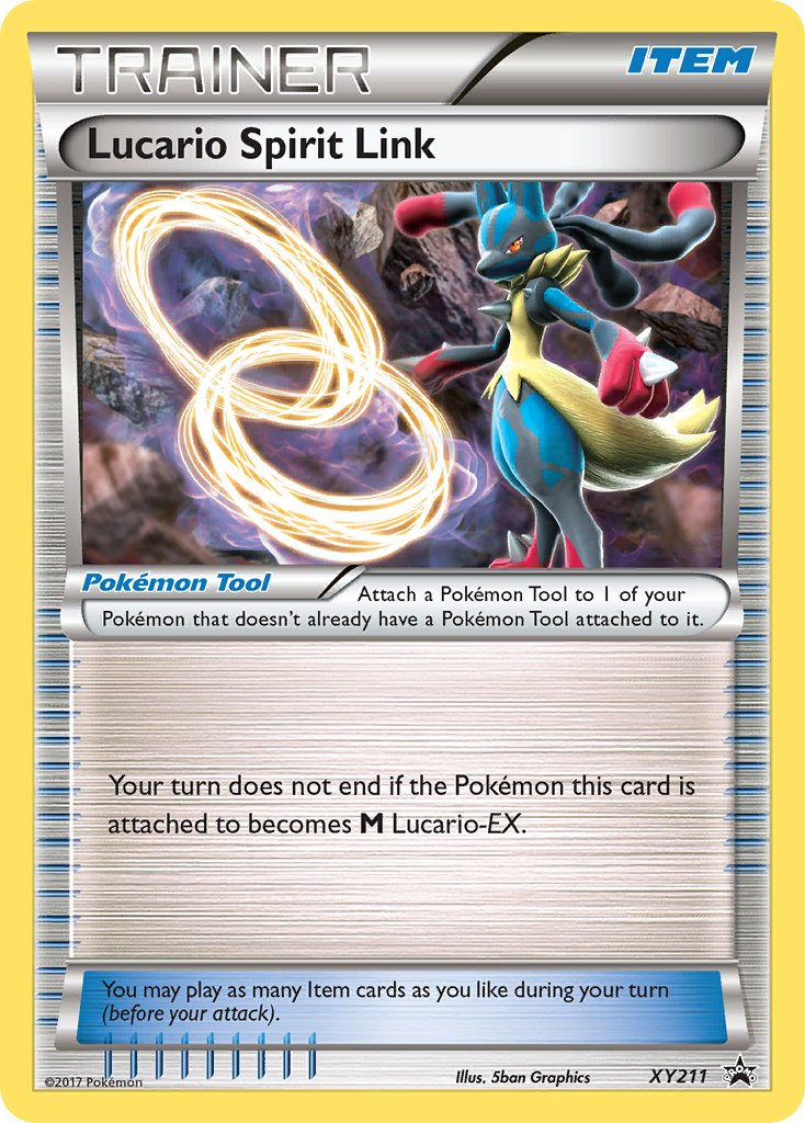 Lucario Spirit Link Pokémon card