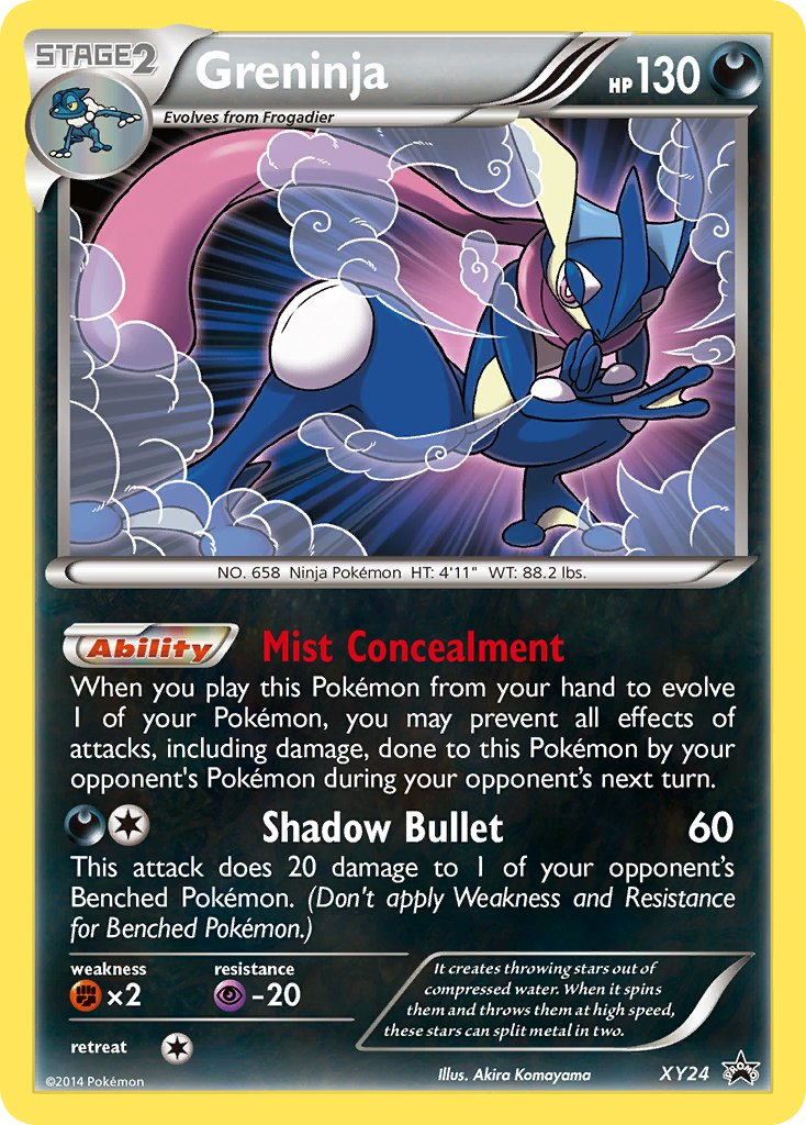 Greninja Pokémon card