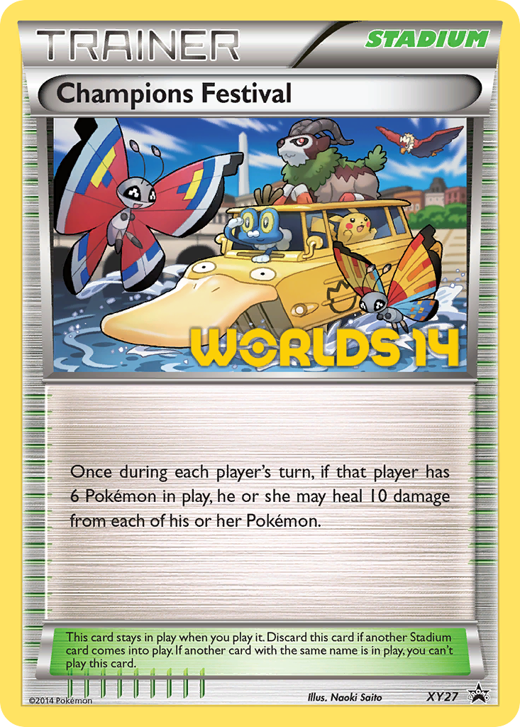 Champions Festival Pokémon card