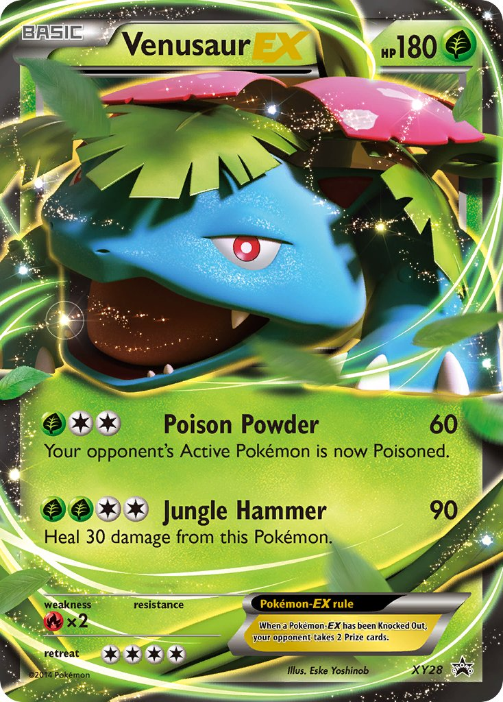 Venusaur EX Pokémon card