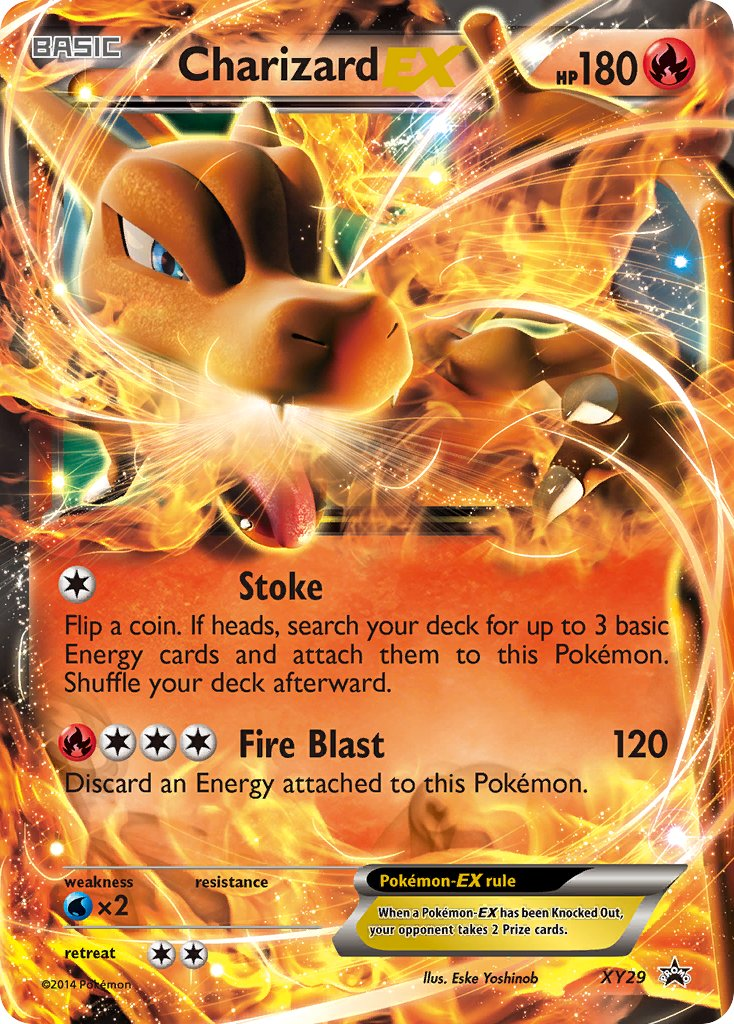 Charizard EX Pokémon card