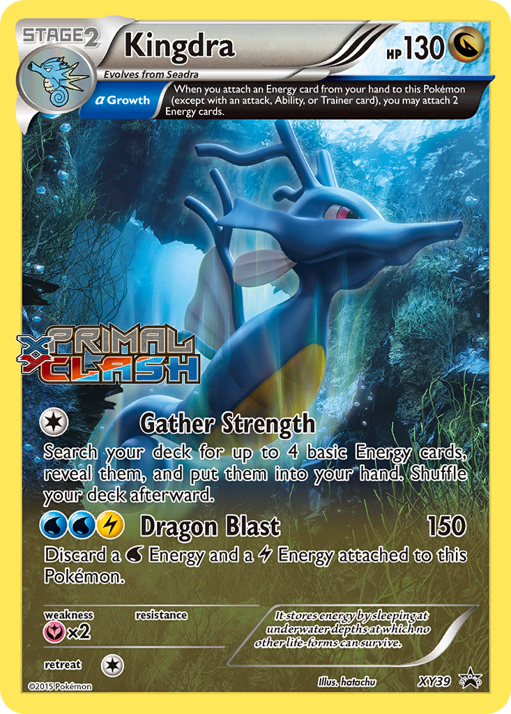 Kingdra Pokémon card