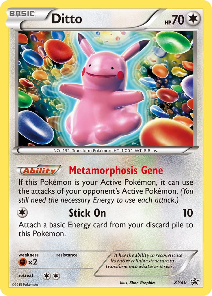 Ditto Pokémon card