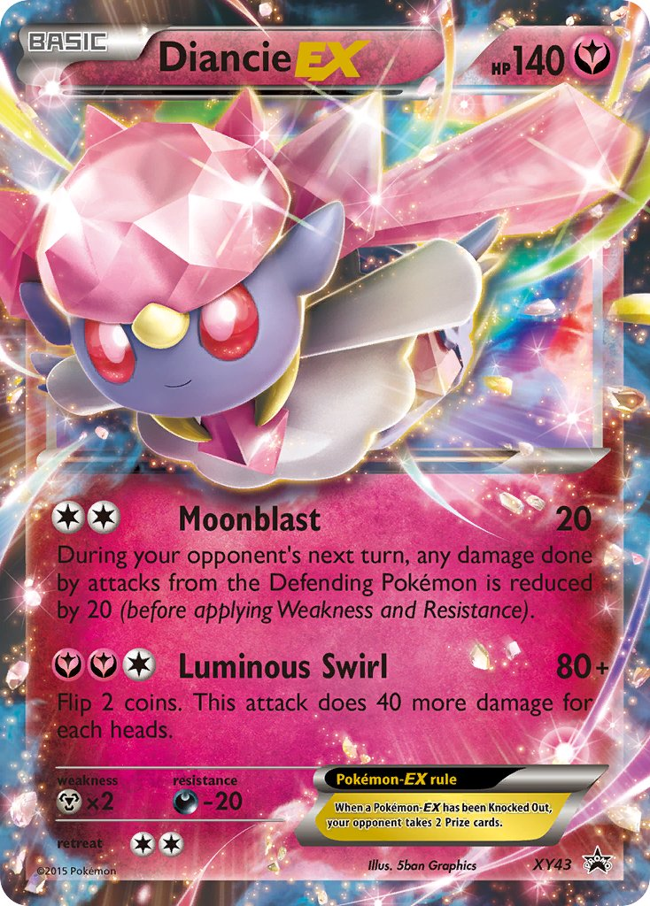 Diancie EX Pokémon card