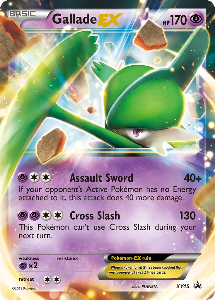 Gallade EX Pokémon card