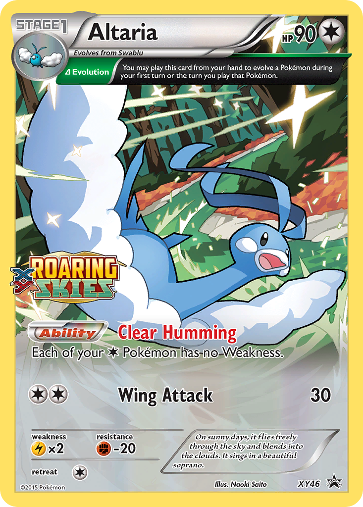 Altaria Pokémon card
