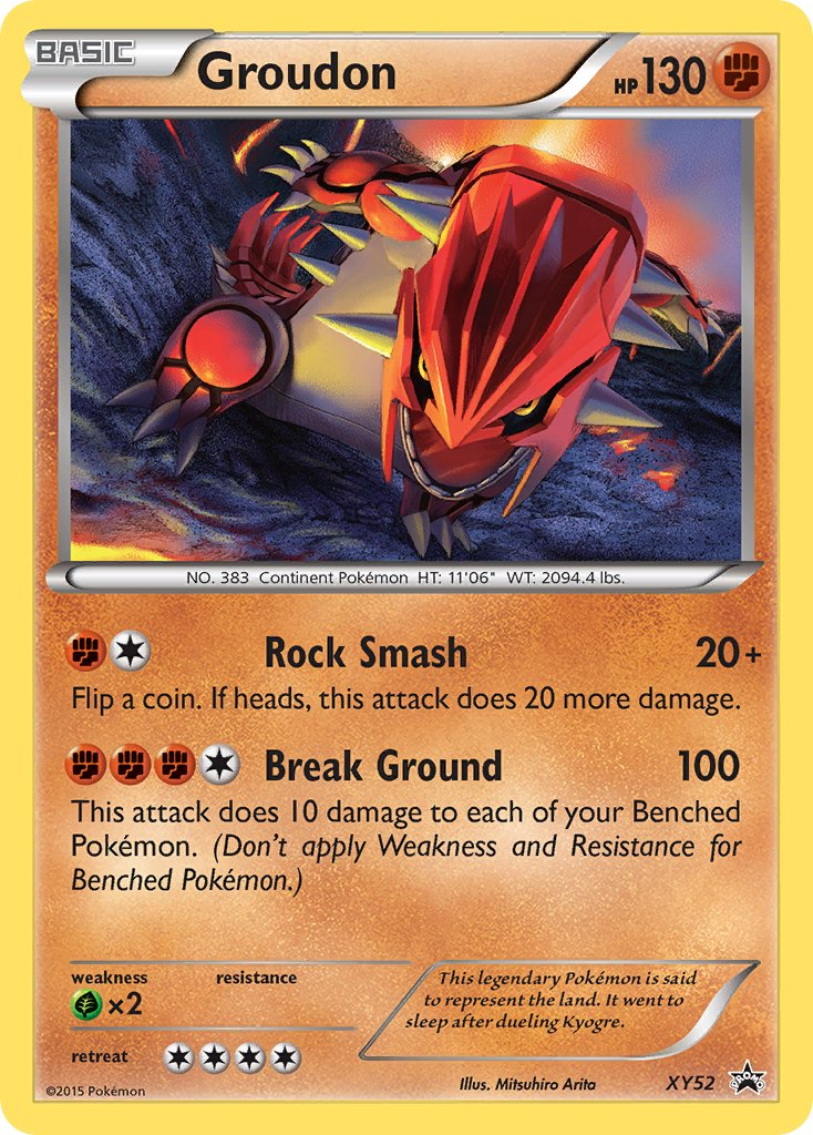 Groudon Pokémon card
