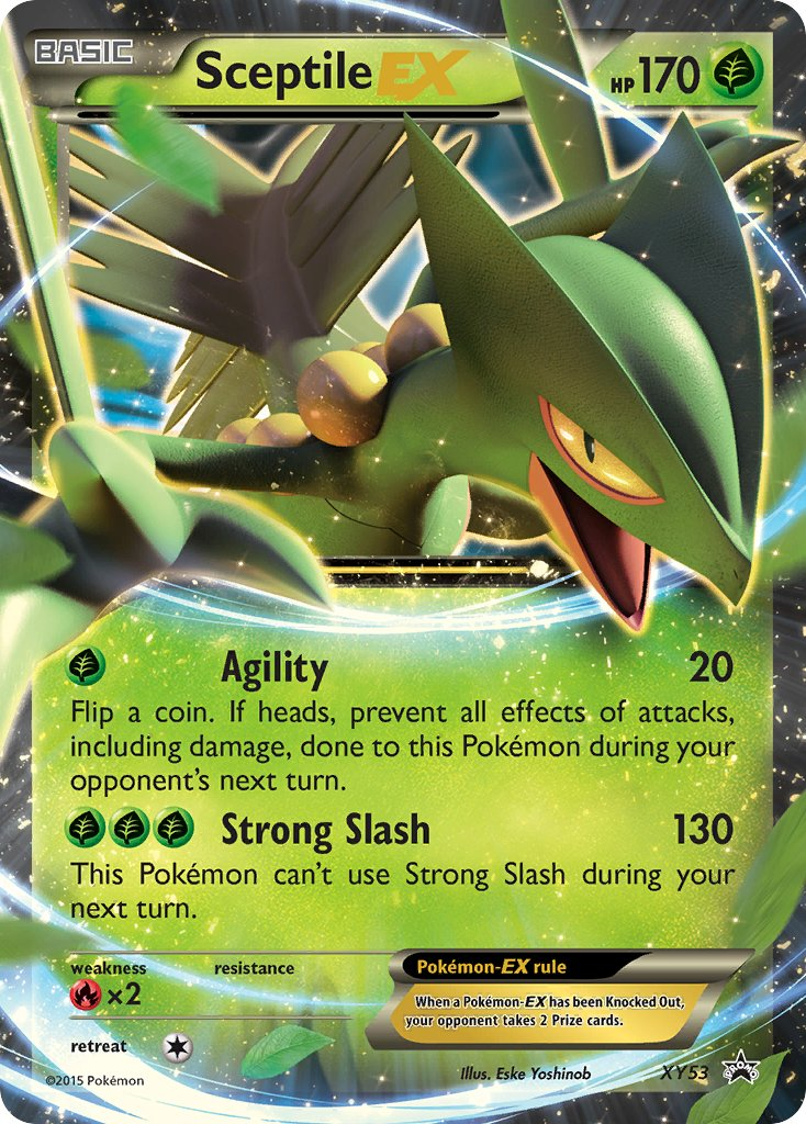 Sceptile EX Pokémon card