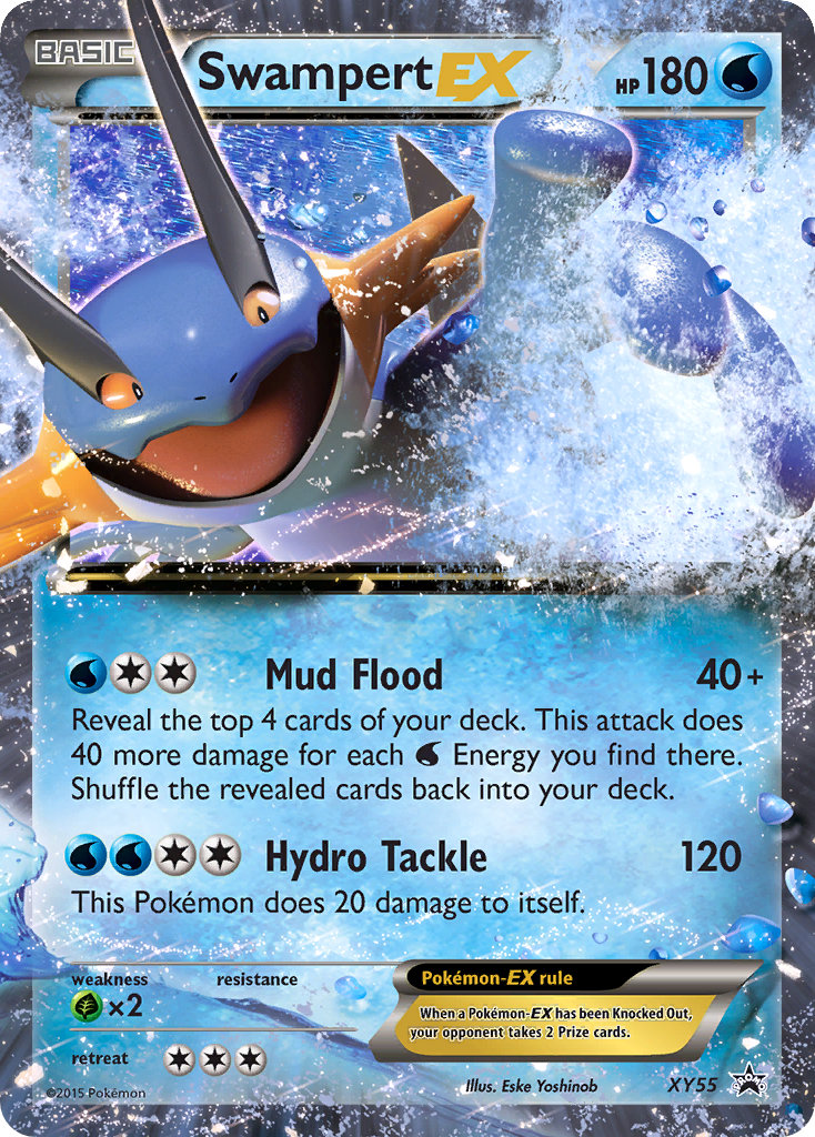 Swampert EX Pokémon card
