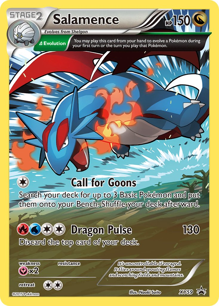 Salamence Pokémon card