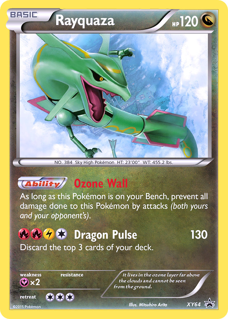 Rayquaza Pokémon card