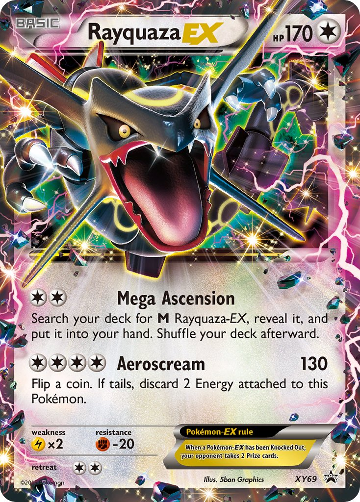 Rayquaza EX Pokémon card