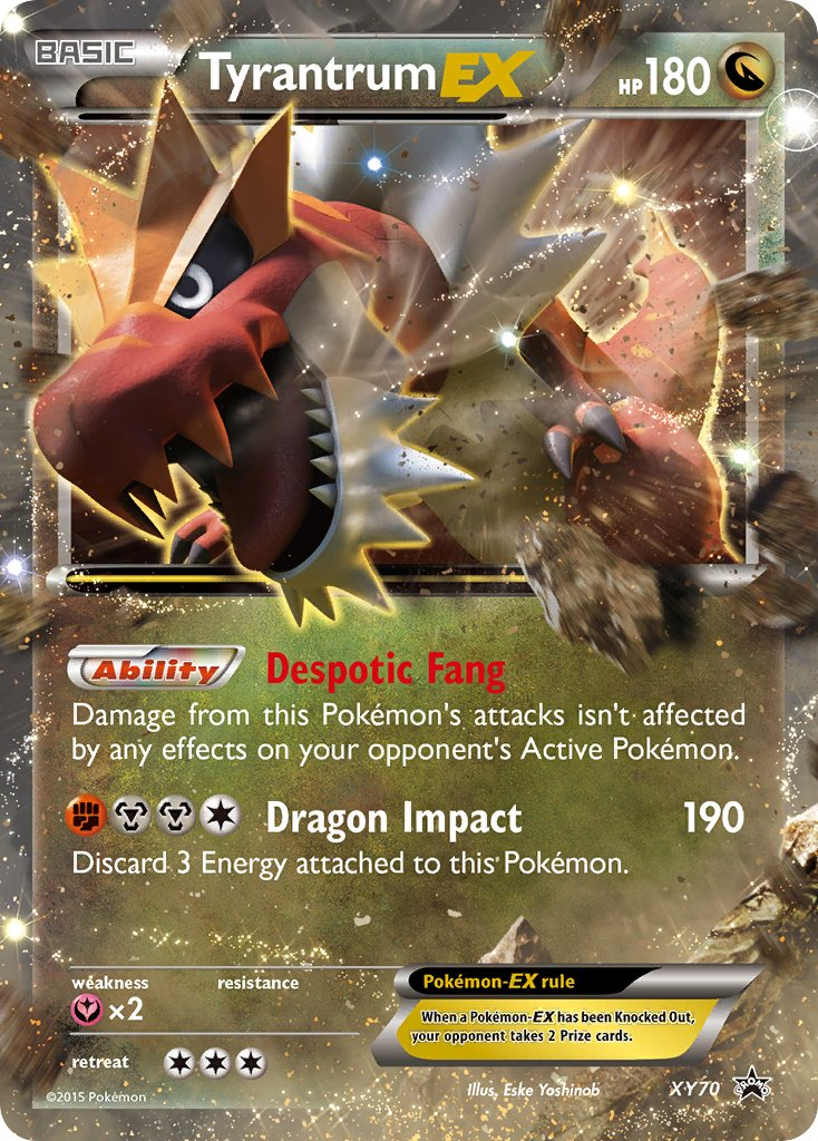 Tyrantrum EX Pokémon card