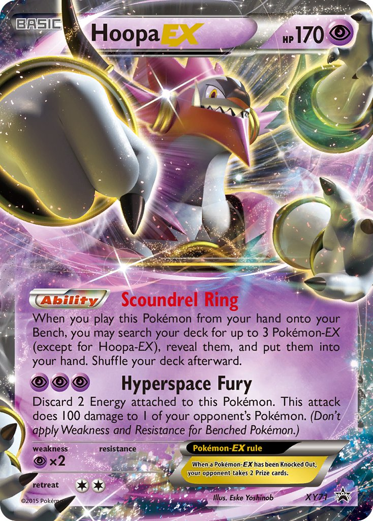 Hoopa EX Pokémon card