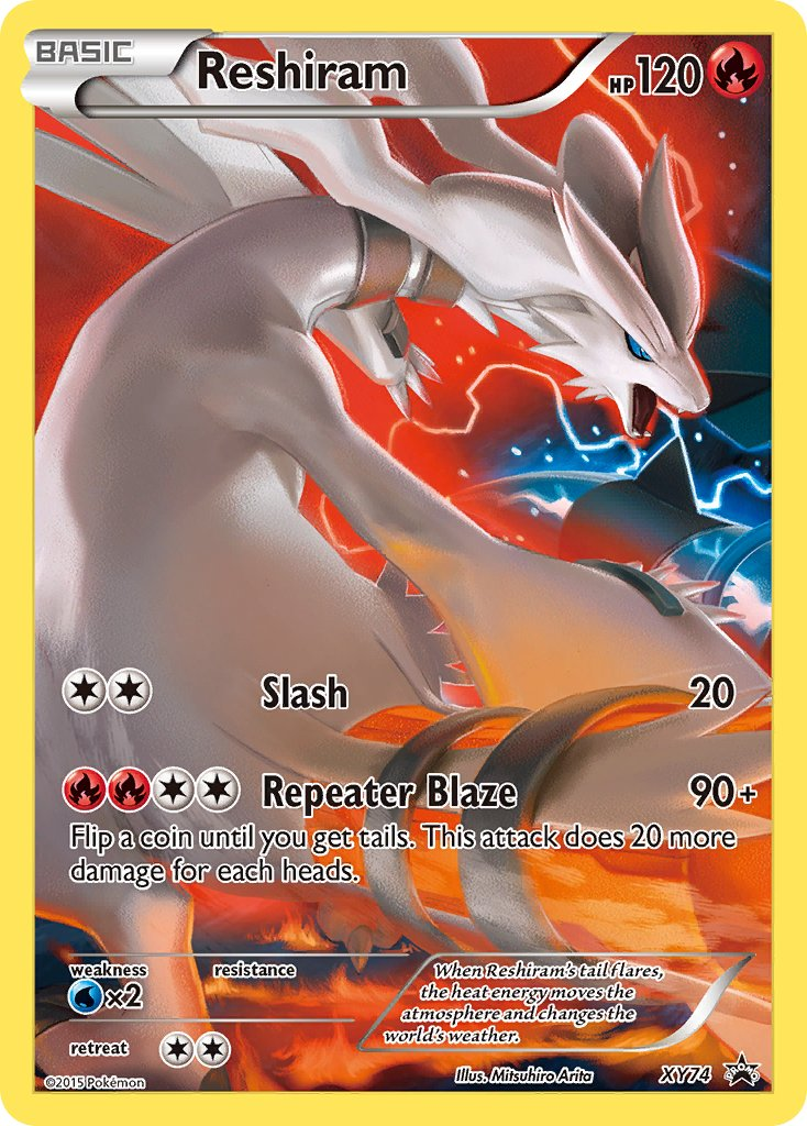 Reshiram Pokémon card