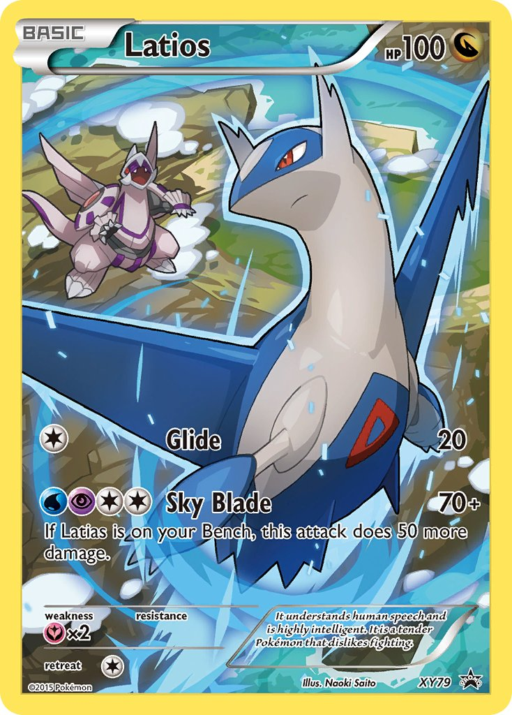 Latios Pokémon card