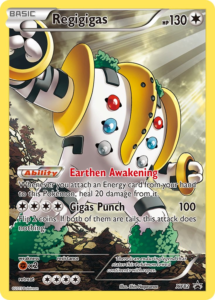 Regigigas Pokémon card