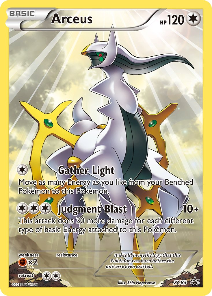 Arceus Pokémon card