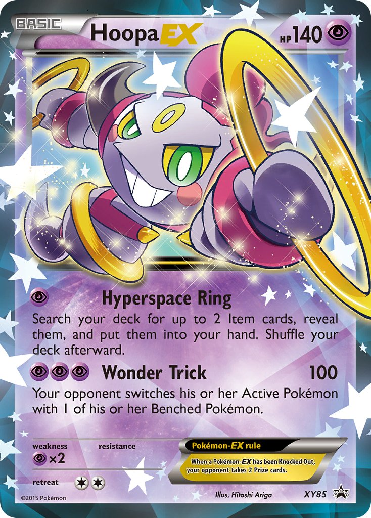 Hoopa EX Pokémon card