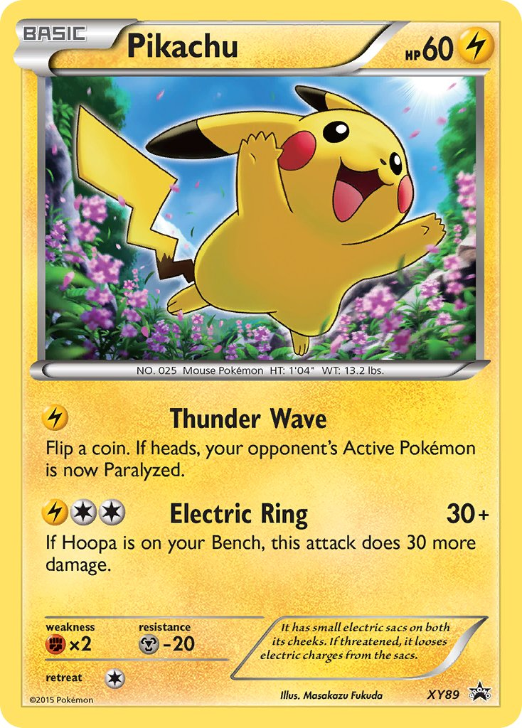 Pikachu Pokémon card