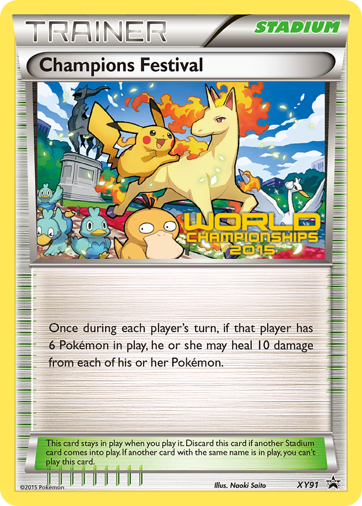 Champions Festival Pokémon card