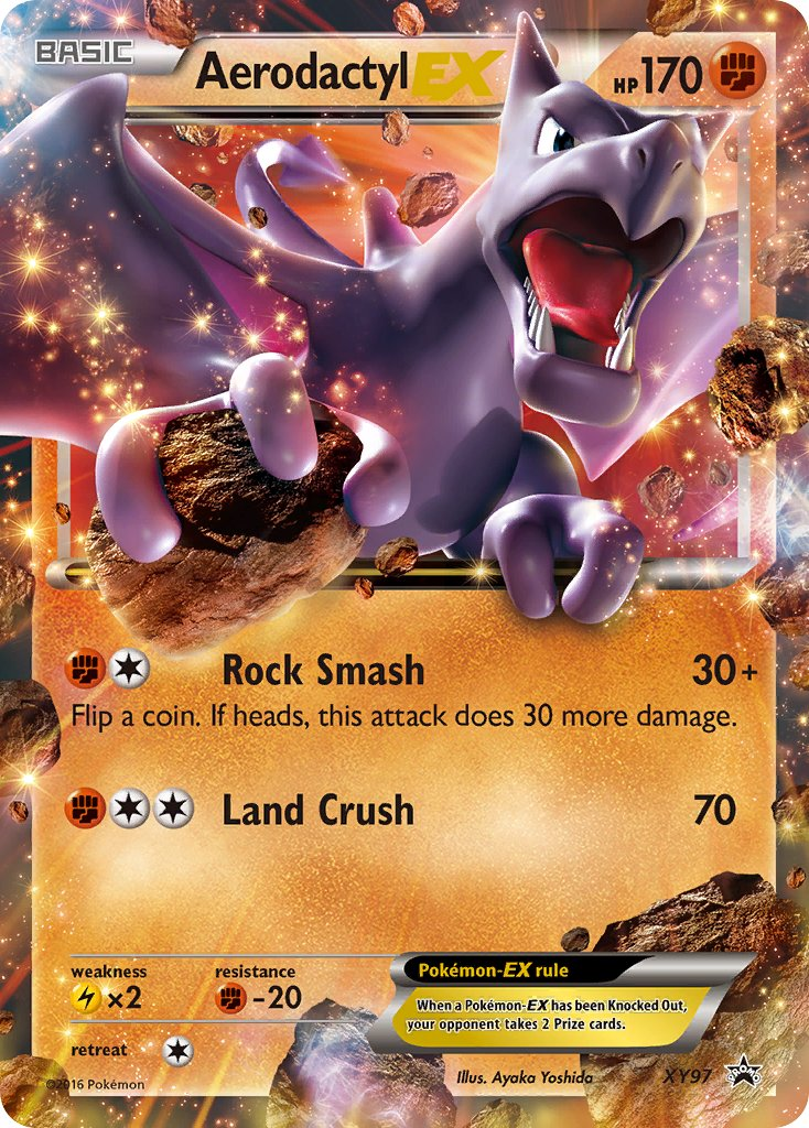 Aerodactyl EX Pokémon card