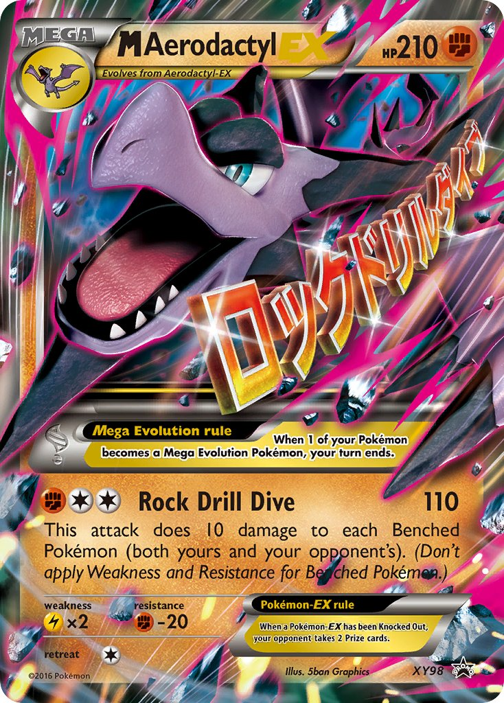 Mega Aerodactyl EX Pokémon card