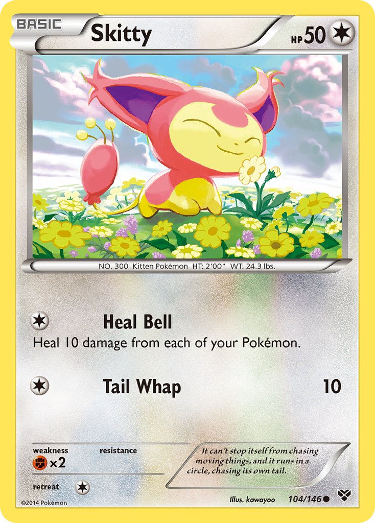 Skitty Pokémon card