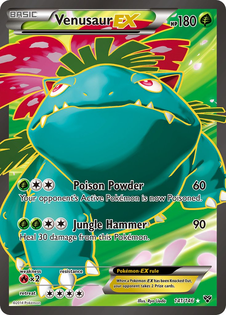 Venusaur EX Pokémon card