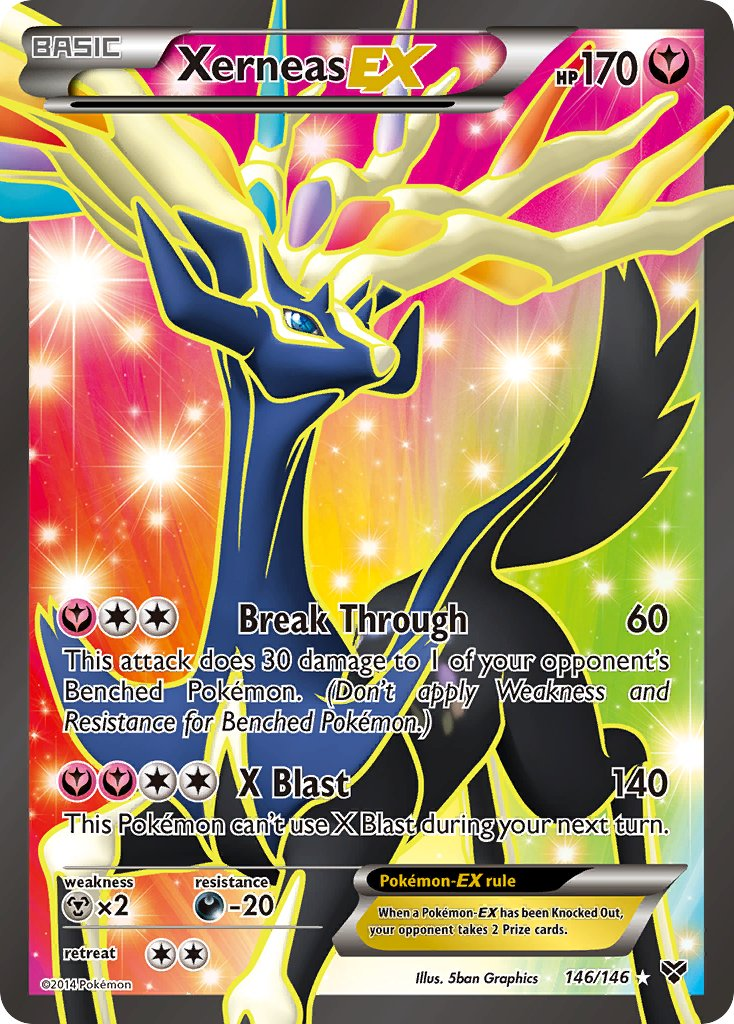 Xerneas EX Pokémon card