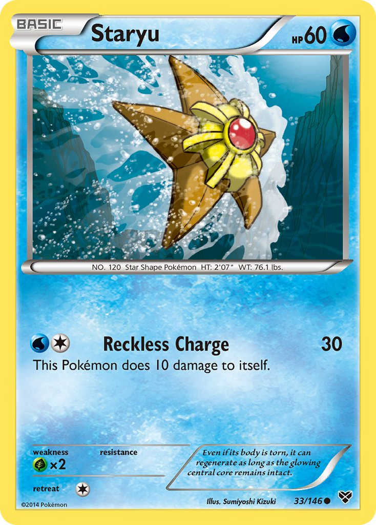 Staryu Pokémon card