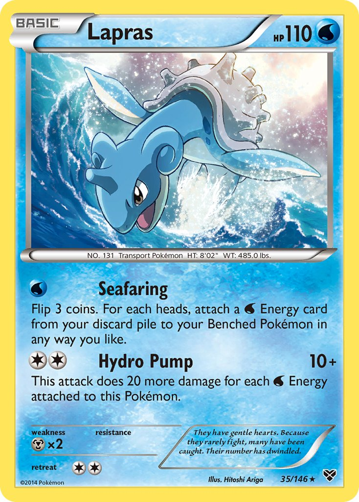 Lapras Pokémon card