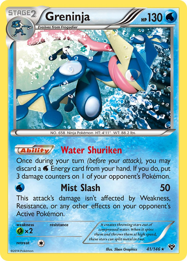 Greninja Pokémon card