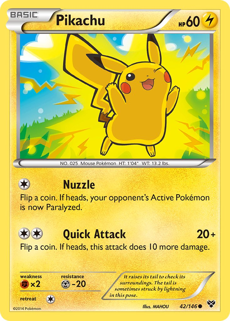 Pikachu Pokémon card