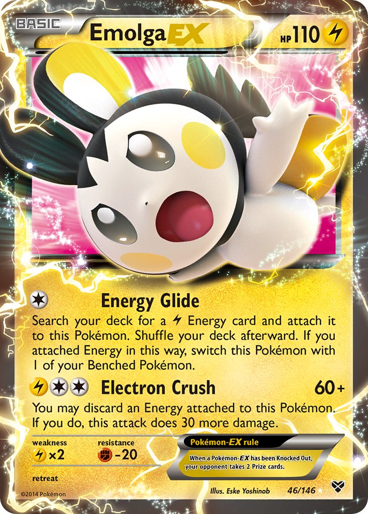 Emolga EX Pokémon card
