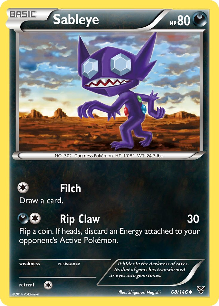 Sableye Pokémon card