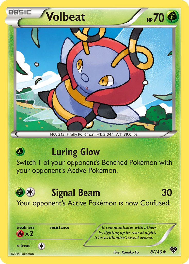 Volbeat Pokémon card
