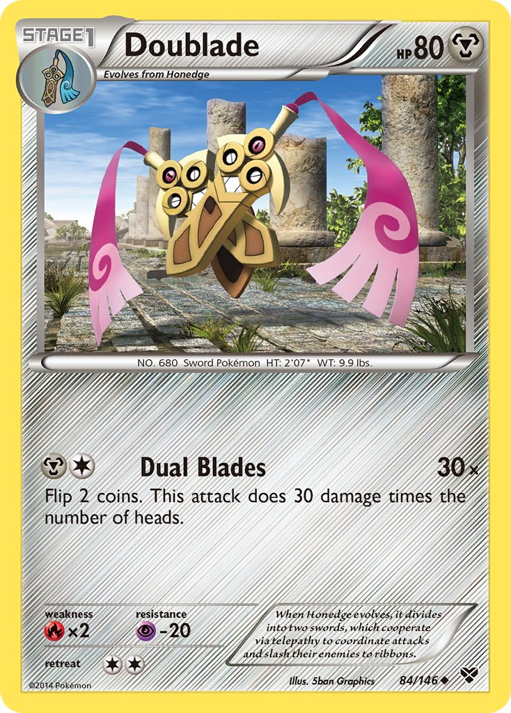 Doublade Pokémon card