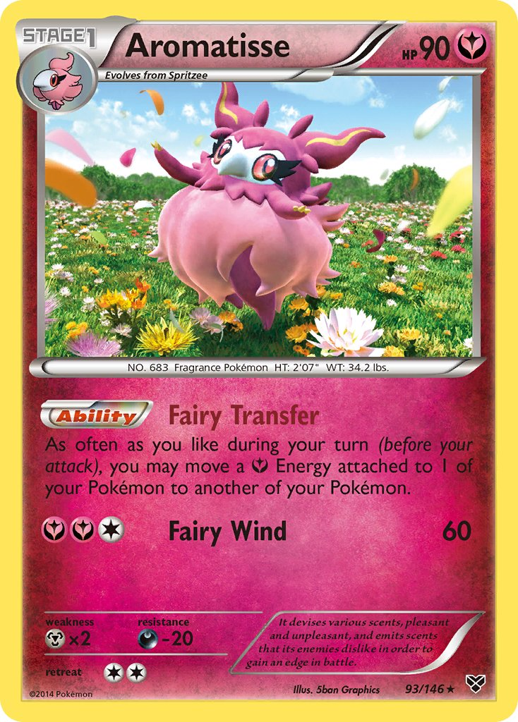 Aromatisse Pokémon card